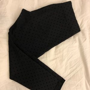 Loft Pointe Legging, sz large polka dot print